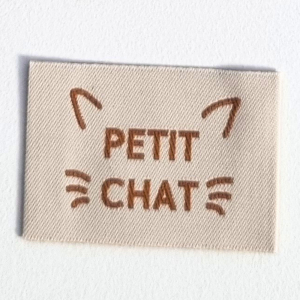 Etiquette fun petit chat