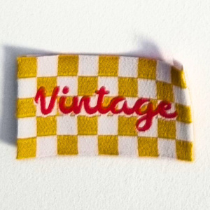 Etiquette fun vintage