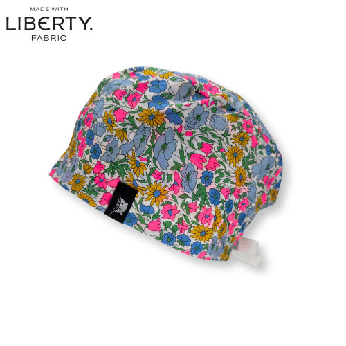 Calot de bloc court liberty of london poppy daisy
