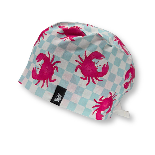 Calot de bloc court avec des crabes