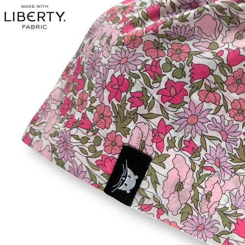 Calot de bloc court liberty of london poppy metallic