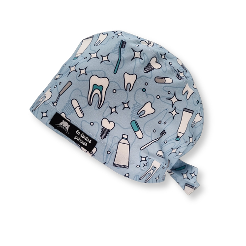 Calot de bloc couvrant - Orthodontiste Calot de bloc couvrant avec des motifs pour les orthodontistes
