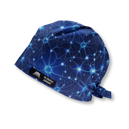 Calot de bloc couvrant - Synapse Calot de bloc couvrant avec des synapses bleus