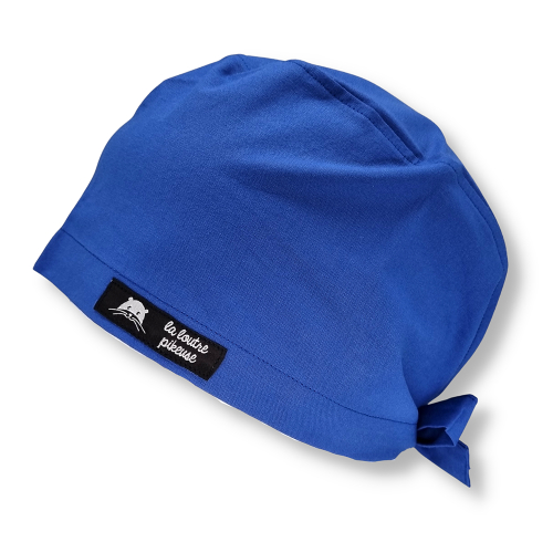 Calot de bloc couvrant uni bleu royal