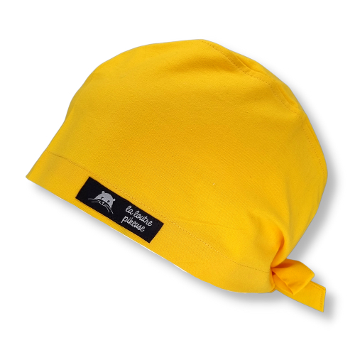 Calot de bloc couvrant - Jaune Calot de bloc couvrant uni jaune