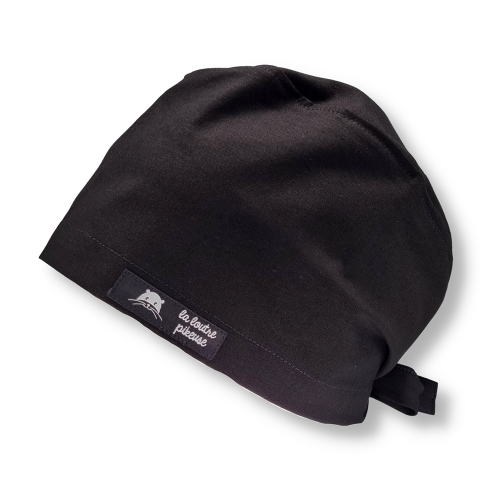 Calot de bloc couvrant - Noir Calot de bloc couvrant uni noir