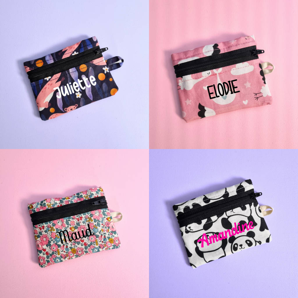 Personnalisation des porte-badge zippés