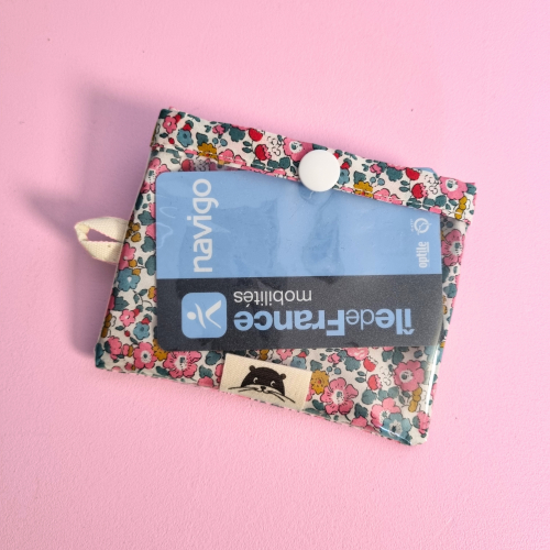 Porte-badge zippé liberty of london betsy ann