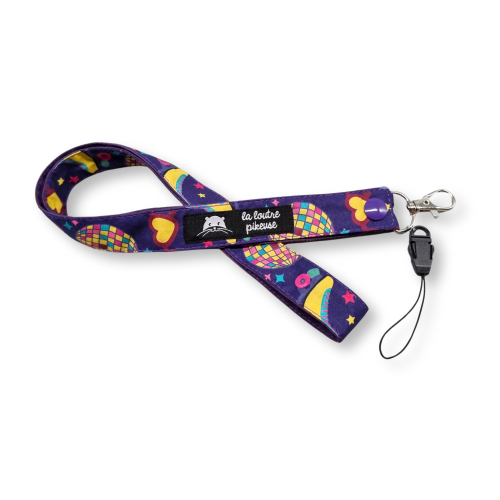 Tour de cou - Dancefloor Tour de cou violet motifs fêtes