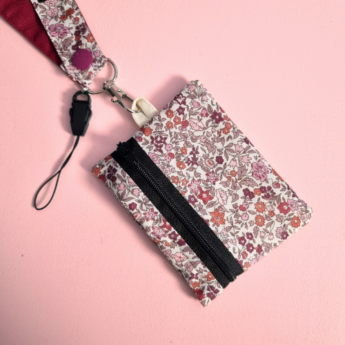 Porte-badge zippé - Liberty of London Ava Porte-badge zippé liberty of london ava