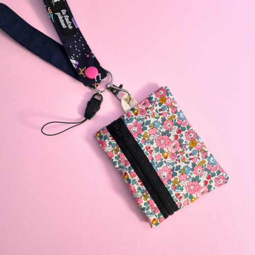 Porte-badge zippé - Liberty of London Betsy ann Porte-badge zippé liberty of london betsy ann