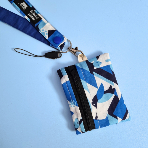 Porte-badge zippé - Polaire Porte-badge zippé avec des ours polaires