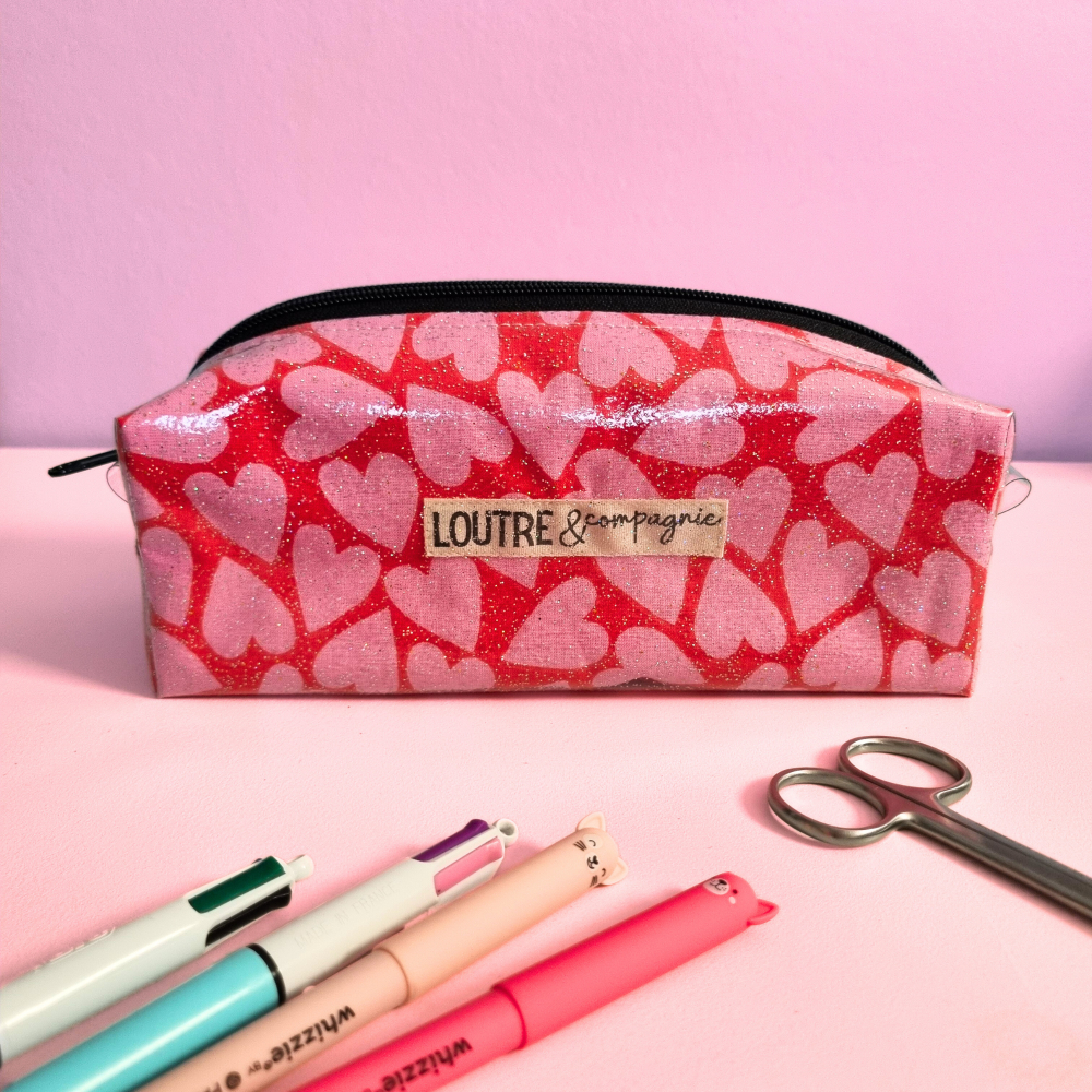 Maxi trousse plastifiรฉe coup de coeur