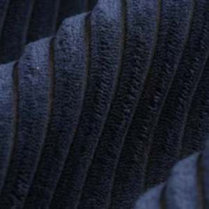 Velours grosses côtes bleu marine