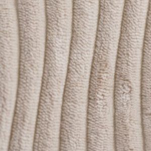 Velours grosses côtes crème