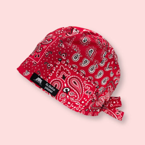 Calot de bloc couvrant - Bandana rouge Calot couvrant bandana rouge